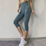 Yoga Pants For Women Leggings Female Jogging Fall Ladies-Green-1