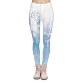 LOVEMI - Lovemi - Zohra Christmas Series Women Legging Falling Snow