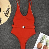 Maillot De Bain Une Nunzia-Red-2