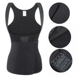 Adjustable Waist Trainer Corset for Fitness-Black-1