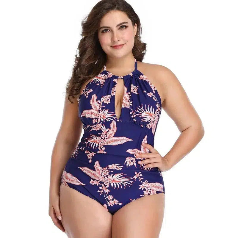 Plus size one-piece swimsuit-1