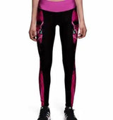 Print personality tight stretch running fitness pants dance-2