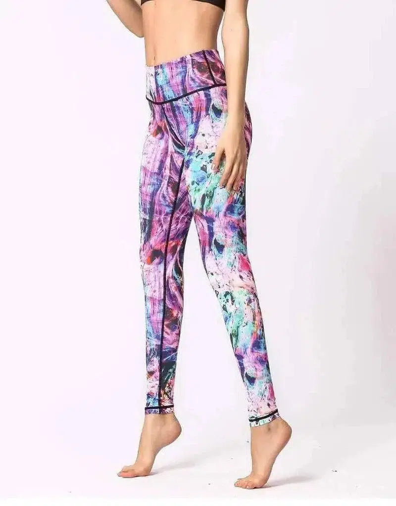 LOVEMI - Lovemi - printed yoga leggings