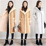 Pure color deerskin velvet coat cotton jacket-1