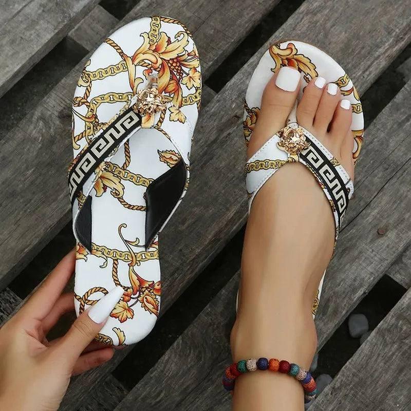 Sexy Flip-Flops Women's Slippers New Fashion Fashion-white-1