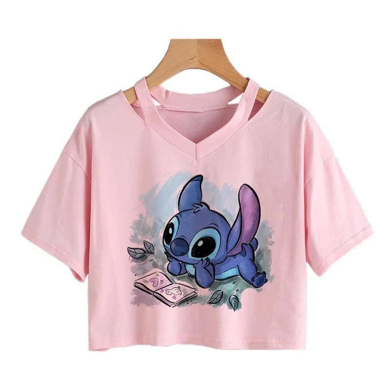 Stitch Manga Crop Top-7