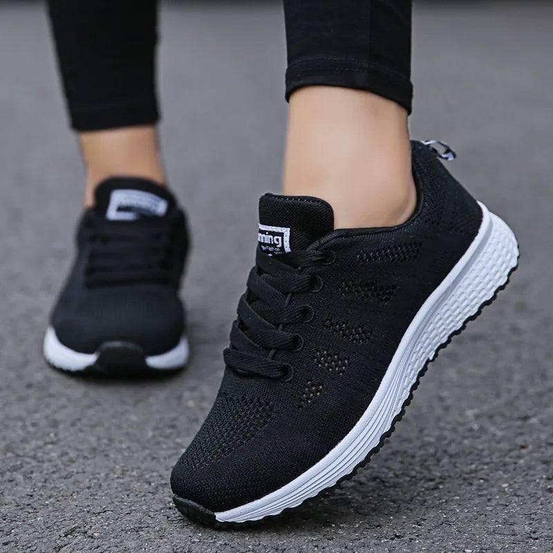 Casual Shoes Fashion Breathable Walking-Black-2