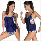 Stylish Tankini Swimsuit Sets | Women's Swimwear Boutique-Navy Blue-1