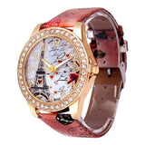 Vintage Paris Eiffel Tower Women's Quartz Watch Women Girls-3