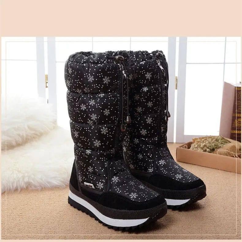 Women Boots Winter Shoes Women Snow Boots Platform Keep Warm-2