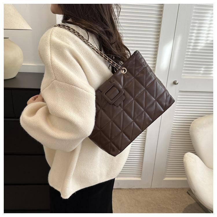 Women Shoulder Bags Trendy Chic Chanel-style Rhombus Chain-4