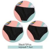 Women Underpants Solid Girls Briefs Sexy Female Lingerie-Q-14